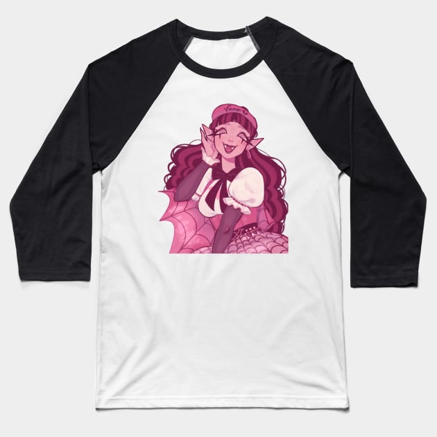 Draculaura Baseball T-Shirt by Anemonaii